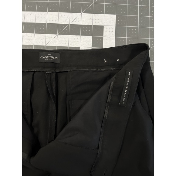 WHBM Comfort Stretch Slim Ankle Pants Size 12 Black Dress Stretch Classic - Picture 1 of 8